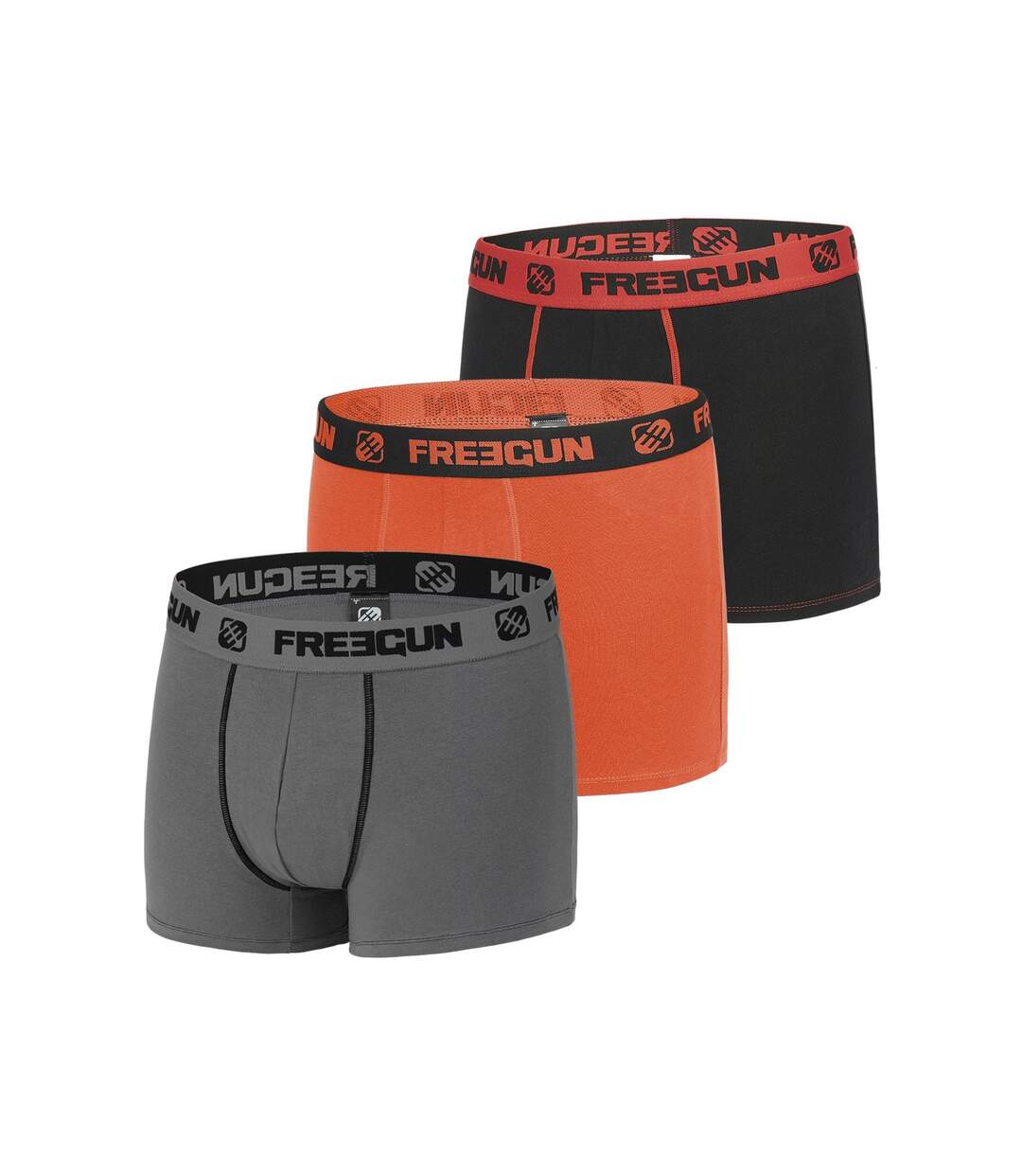 Pack Surprise de 3 Boxers coton homme Freegun-2