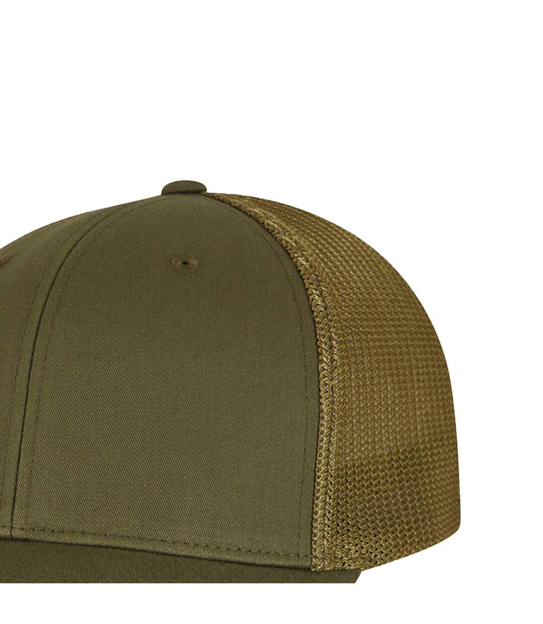 Casquette Trucker Flexfit Adulte Vert Kaki Foncé Yupoong-2