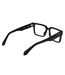 Unisex Adult Style 8m Square Sunglasses One Size Black Off White-2