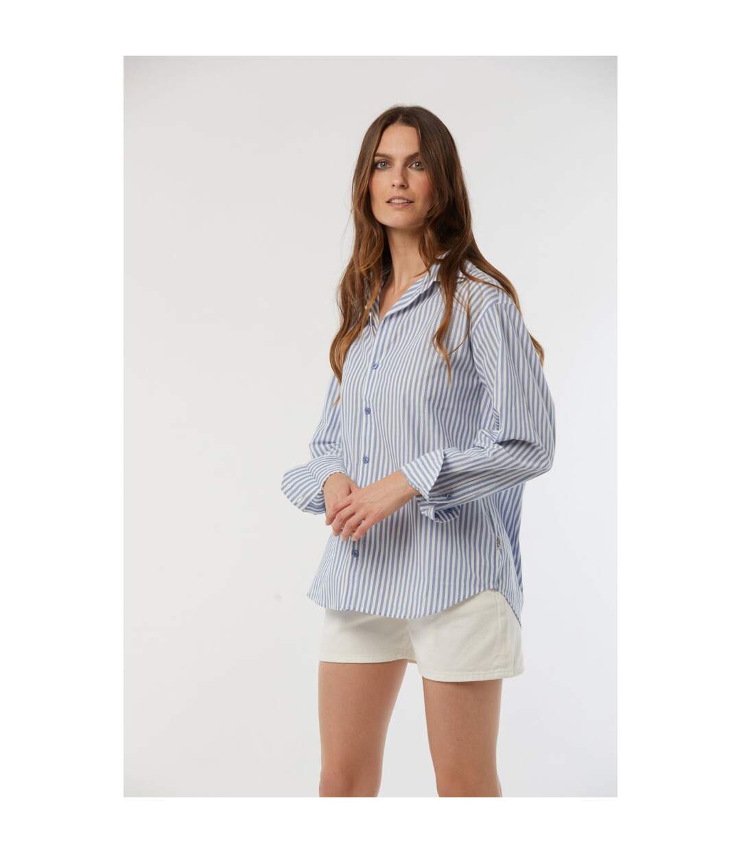 Chemise manches longues coton loose DHIMMI-4