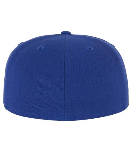 Yupoong Flexfit Unisex Premium 210 Fitted Flat Peak Cap (Royal Blue)