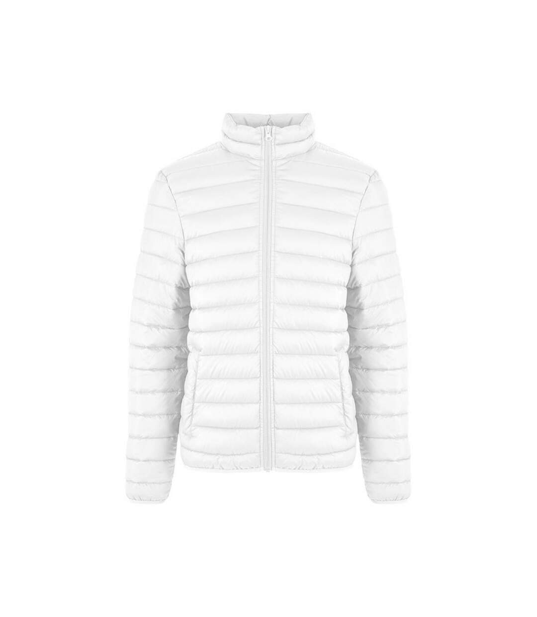 Mens lightweight puffer jacket white New Morning Studios-1