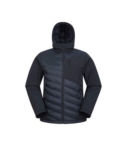 Doudoune matelassée agile hybrid pour hommes noir Mountain Warehouse