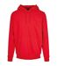 Build Your Brand Mens Heavy Pullover Hoodie (Red) - UTRW5681