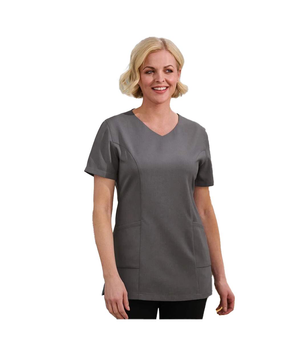 Womens/ladies Lockhart Tunic Grey Brook Taverner-4