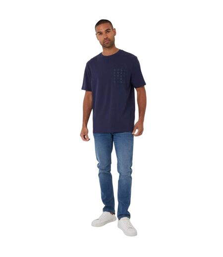 T-shirt Hyde Homme Bleu Marine Threadbare