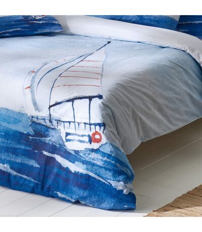 Housse de couette percale de coton collection REGATE