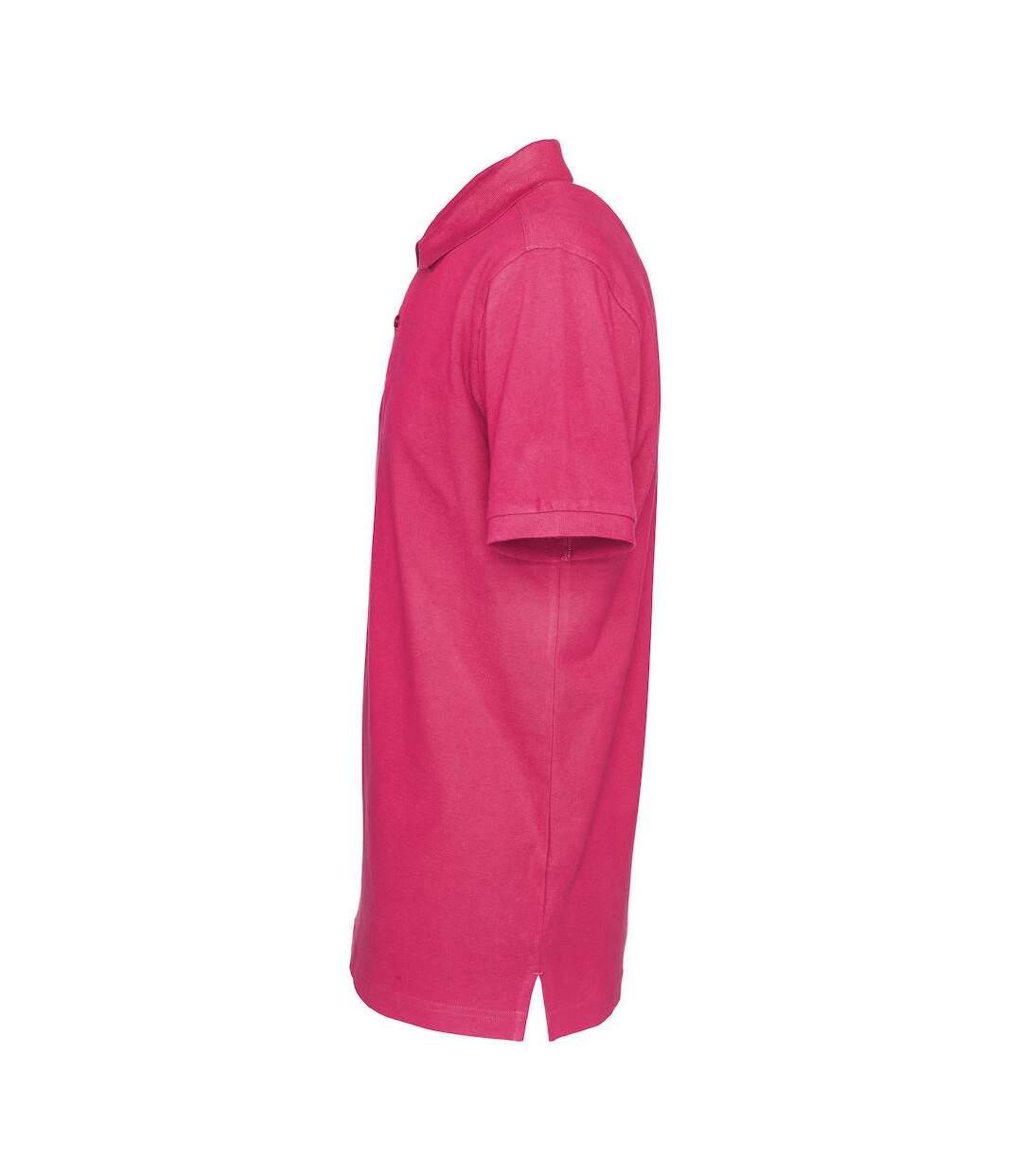 Polo homme cerise foncé Clique-3