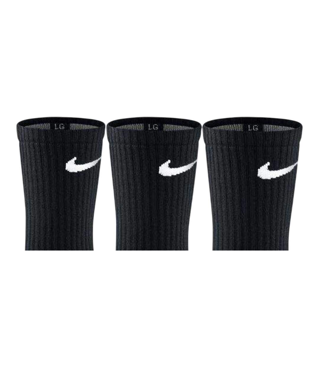 Lot De 3  Chaussettes Adulte Noir Nike-3