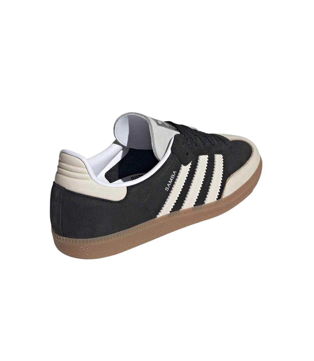 Womens/ladies Samba Og Leather Trainers Black Wonder White Adidas-2