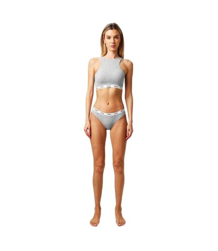 Brassière De Sport Femme Gris Chiné Lonsdale