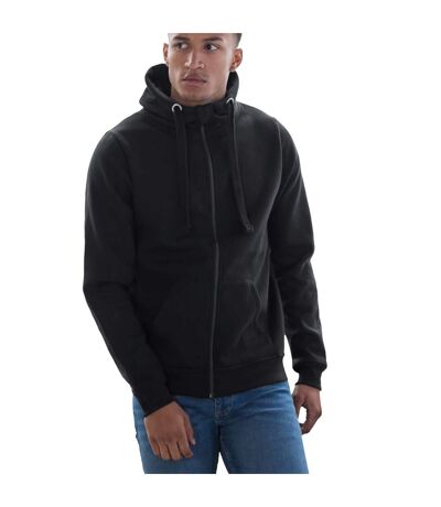AWDis Just Hoods Mens Graduate Heavyweight Full Zip Hoodie (Jet Black) - UTPC2970