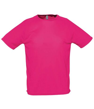 SOLS Sporty - T-shirt à manches courtes - Homme (Rose néon) - UTPC303