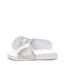 Claquettes blanche/argenté femme puma popcat 20 irridescent-1
