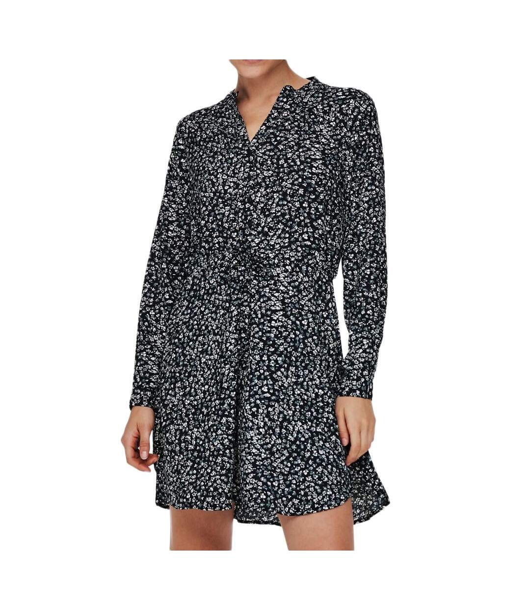 Robe Grise à Motifs Femme Only Cory - M-1