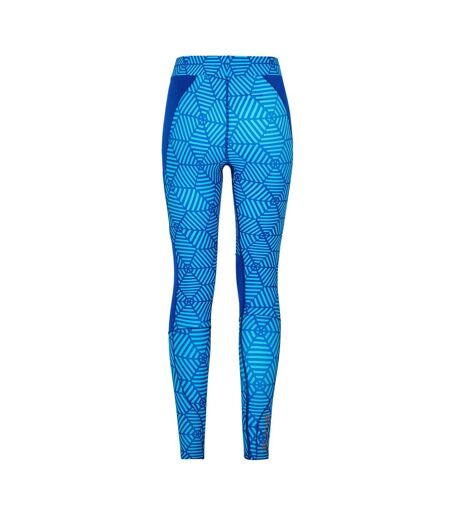 Womens/ladies Series-5 Performance Leggings Navy Marl Skins