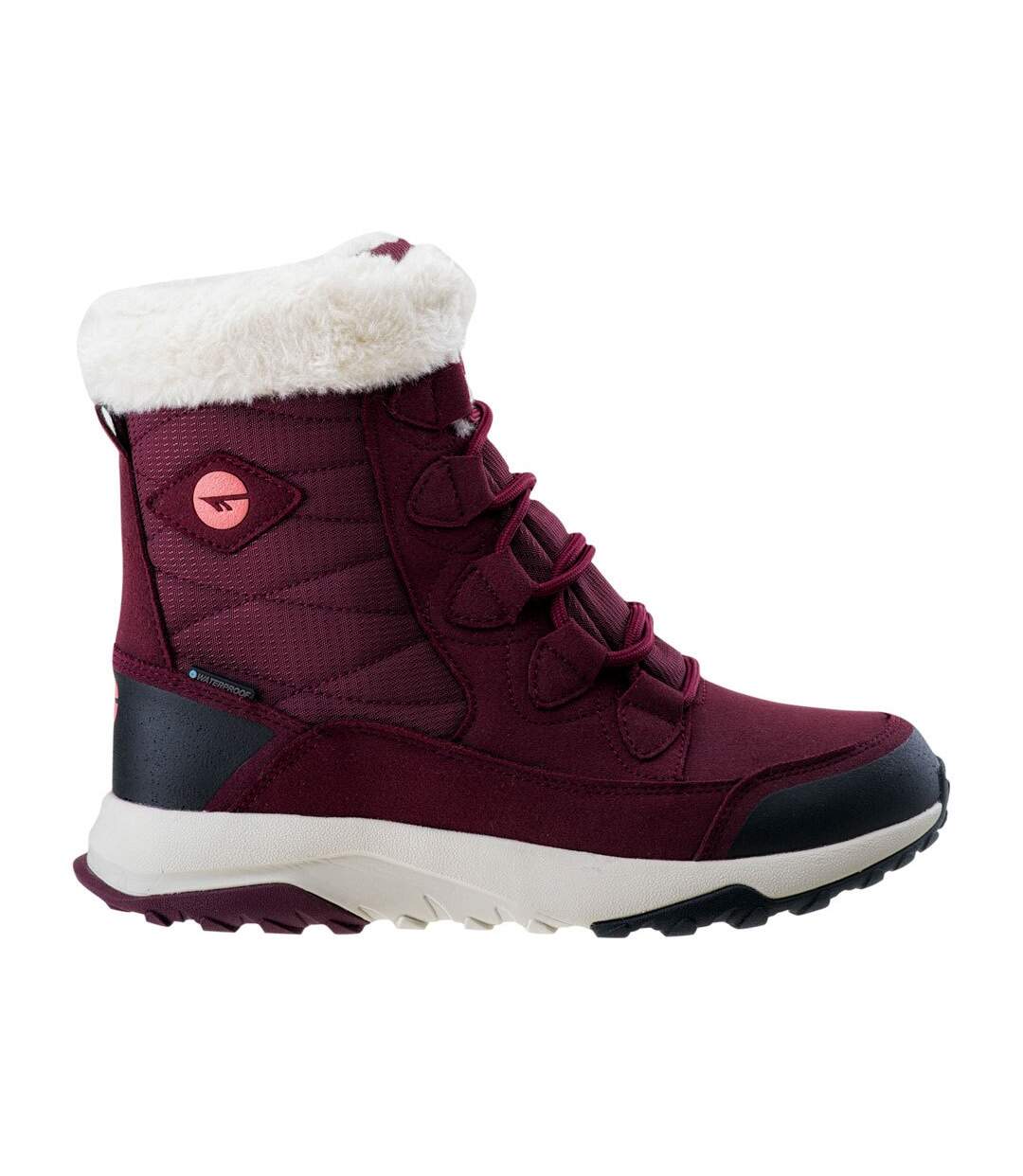 Bottines De Marche Mestia Femme Rose Foncé Corail Foncé Beige Hi-Tec-3