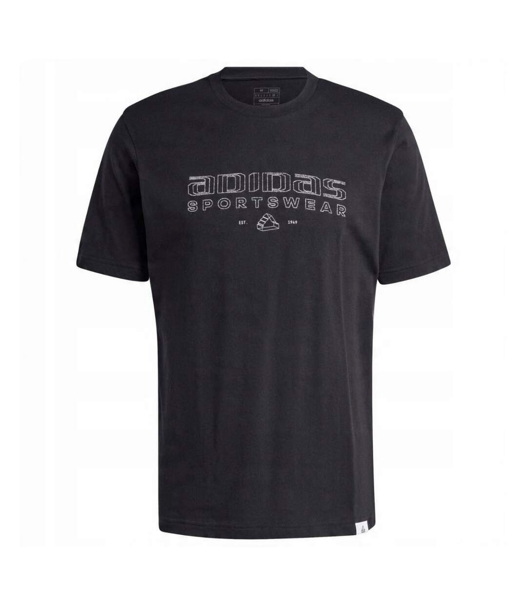 T-shirt Style Linéaire Tech Homme Noir Adidas-2