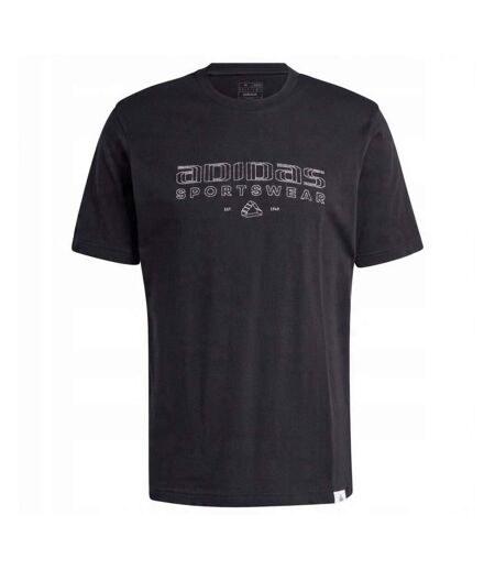 T-shirt Style Linéaire Tech Homme Noir Adidas