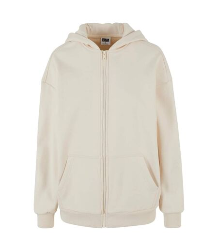 Veste À Capuche Cozy Femme Sable Blanc Urban Classics