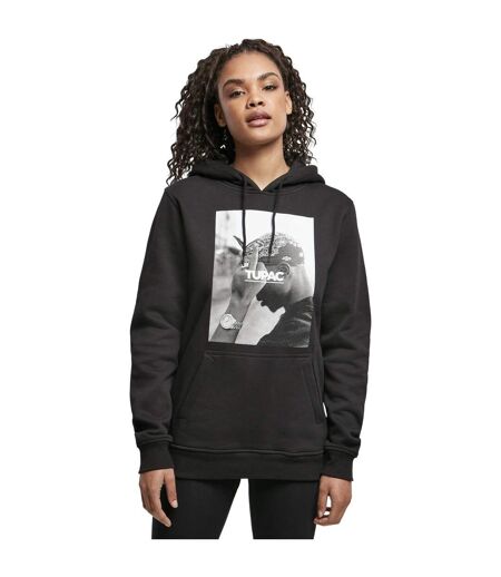 Sweat À Capuche Womens/ladies F*ck The World Tupac Shakur Noir Mister Tee