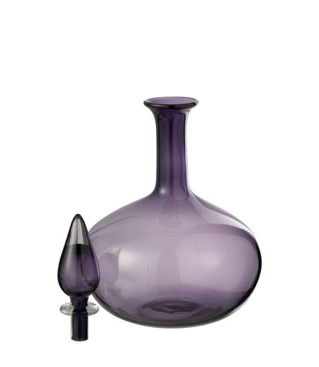 Vase Bouchon en Verre Herschel 33cm Mauve