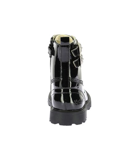 Bottines Cuir Enfant Kickers Kick Blush