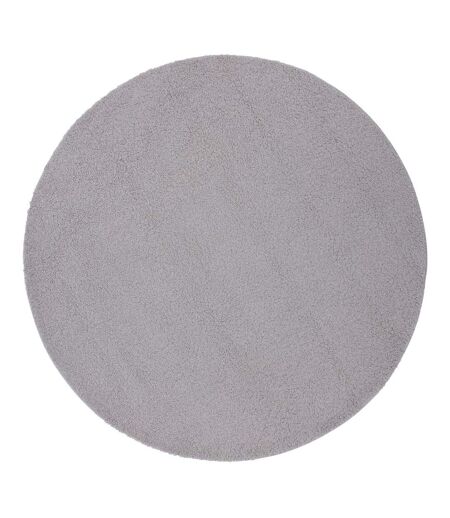Tapis Rond Bouclette Teddy 200cm Gris
