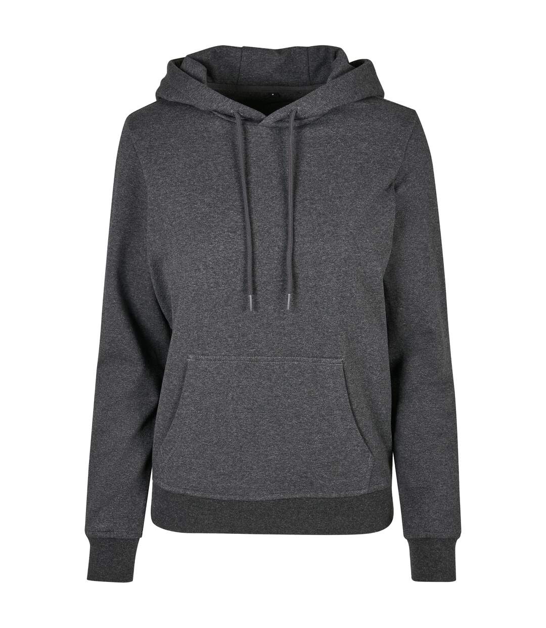 Sweat À Capuche Basic Femme Charbon Build Your Brand-1