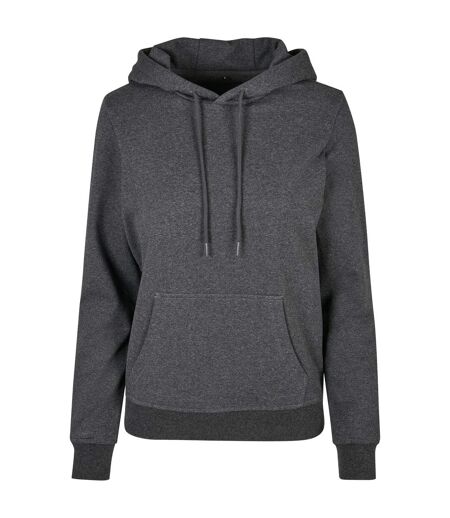 Sweat À Capuche Basic Femme Charbon Build Your Brand