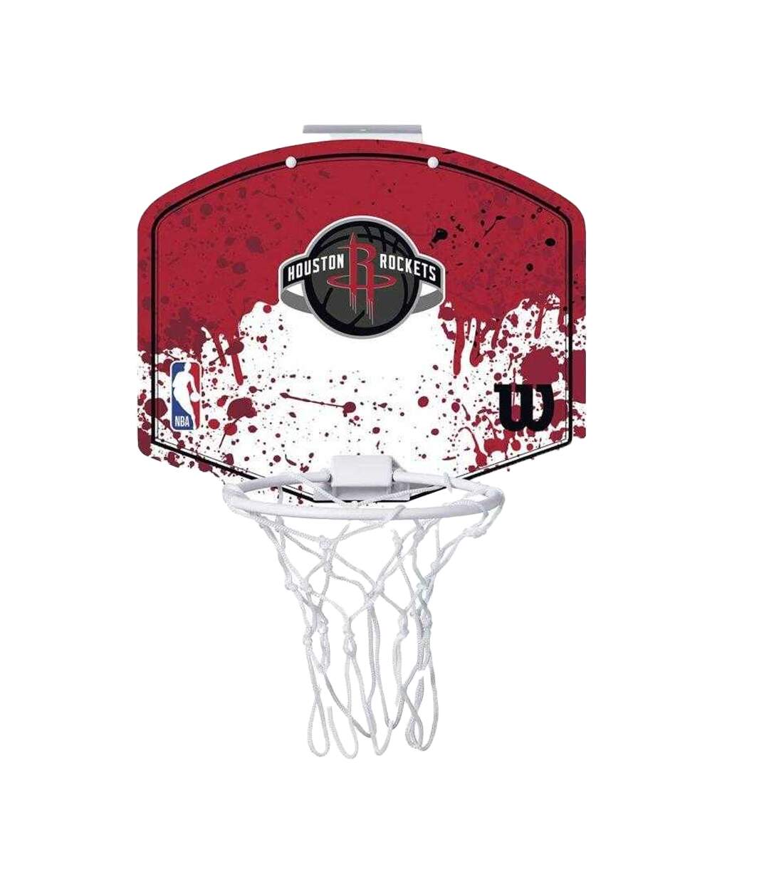 Ensemble De Mini Panier De Basket Houston Rockets Adulte Taille Unique Rouge Wilson-2