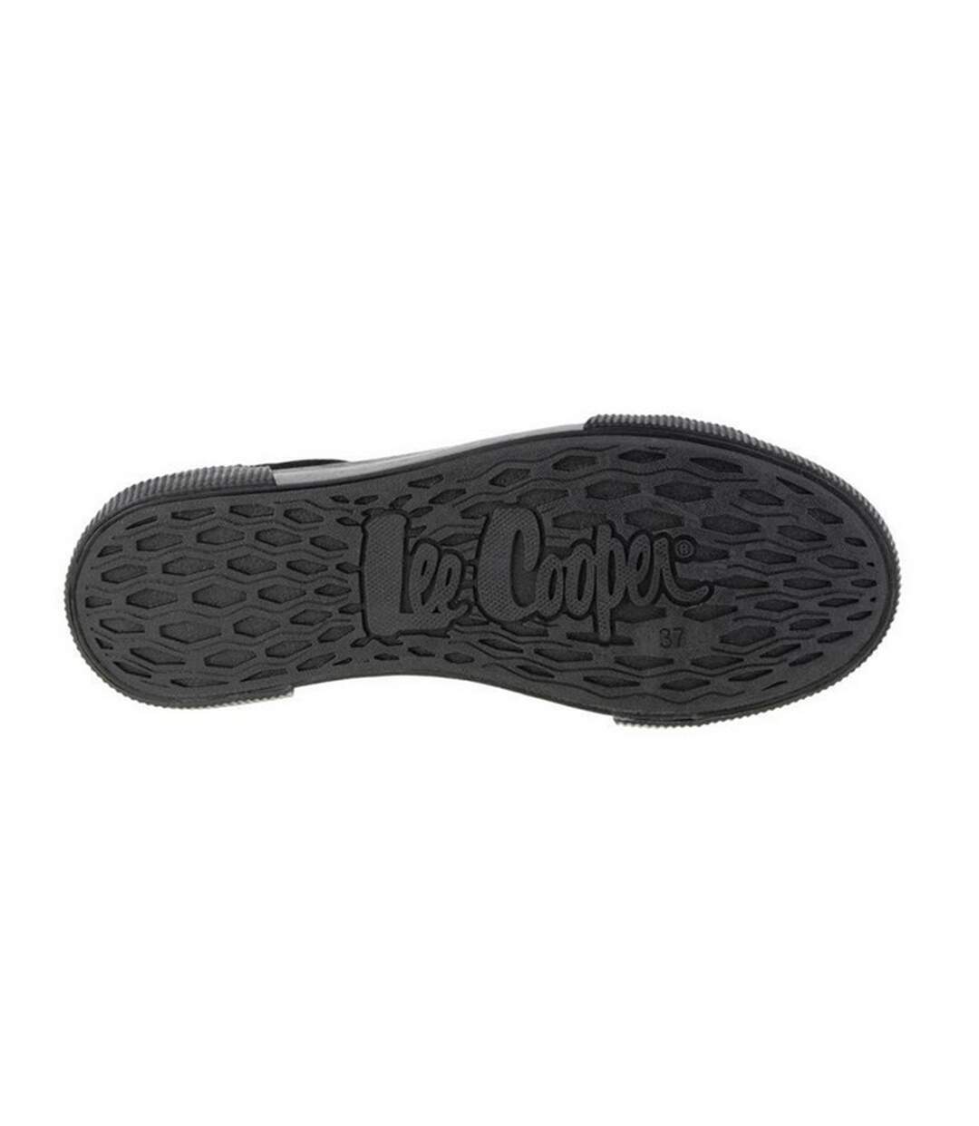 Baskets Motif/style Logo Femme Noir Lee Cooper-4