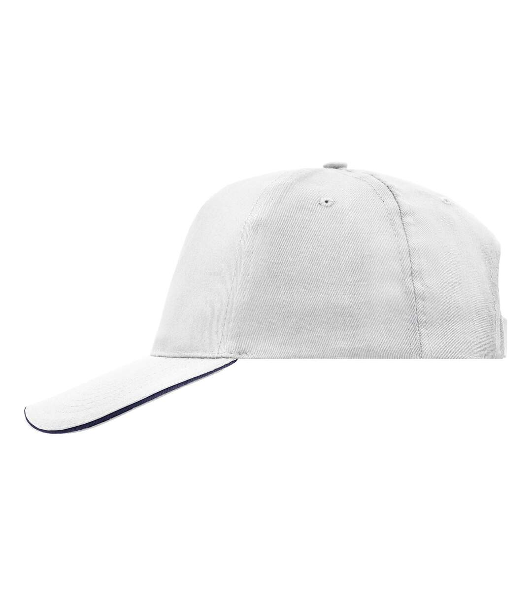 Casquette Motif/style 5 Panneaux Promo Blanc Myrtle Beach-4
