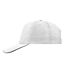 Casquette Motif/style 5 Panneaux Promo Blanc Myrtle Beach-4