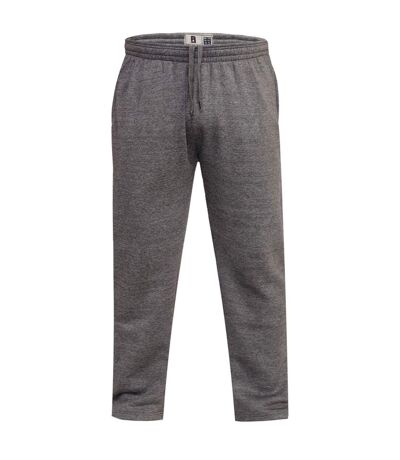 Duke Mens Kingsize Albert Open Hem Jogging Bottoms (Grey) - UTDC134