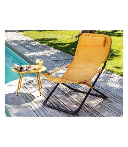 Chaise relax en acier et toile Easy