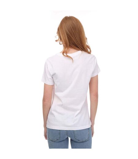 Womens/ladies Regular T-shirt White Armani