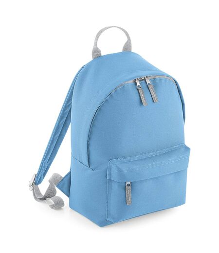 BagBase Mini Fashion Backpack (Sky Blue/Light Gray) (One Size) - UTPC4125