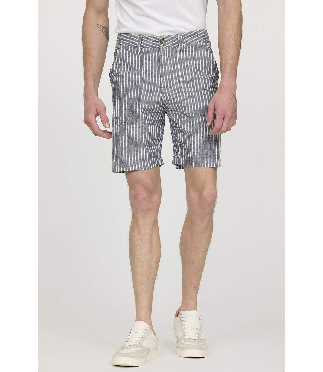 Short NINO Navy stripes-3