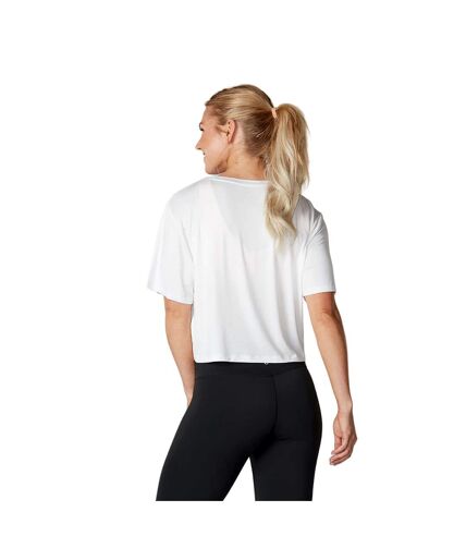 Haut court femme blanc Tavi Noir