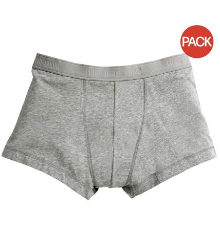 Boxers classic homme gris clair chiné Fruit of the Loom