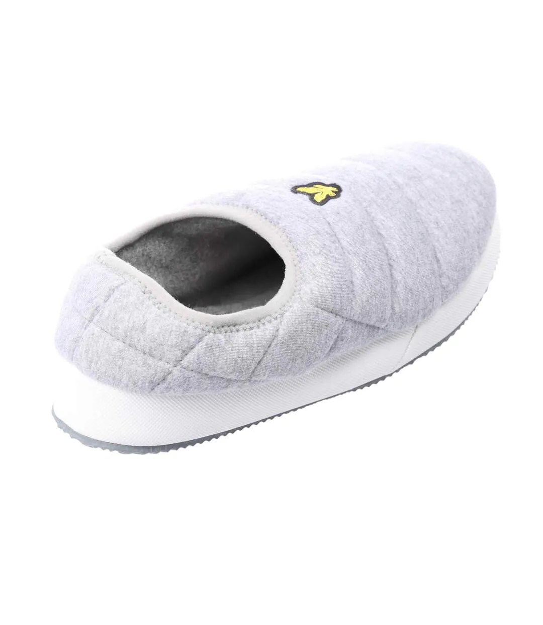 Mens Valentine Slippers Grey Lyle & Scott-2
