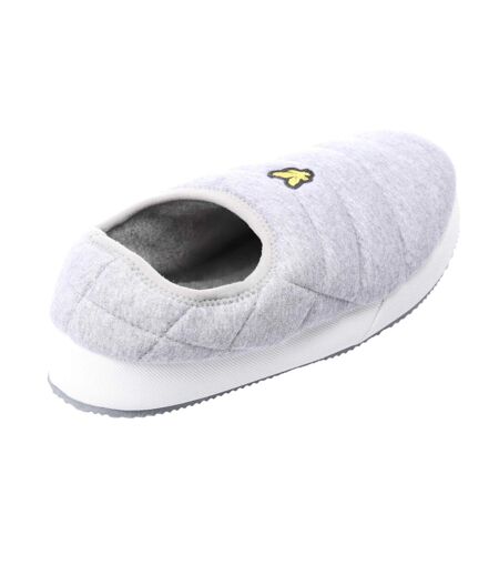 Mens Valentine Slippers Grey Lyle & Scott