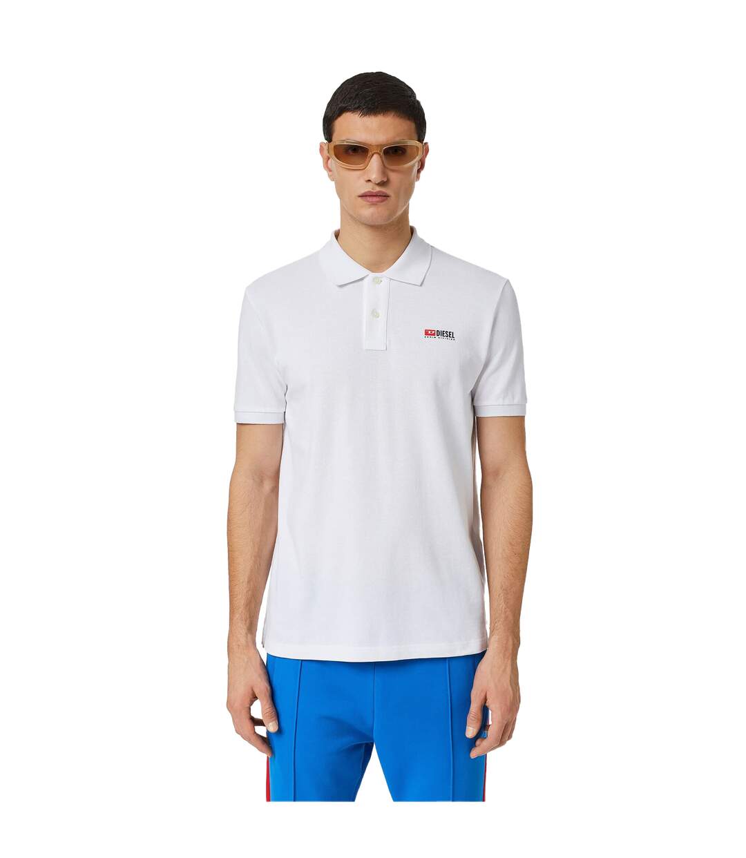 Polo Motif Logo T Smith Div New D Adulte Blanc Diesel-1