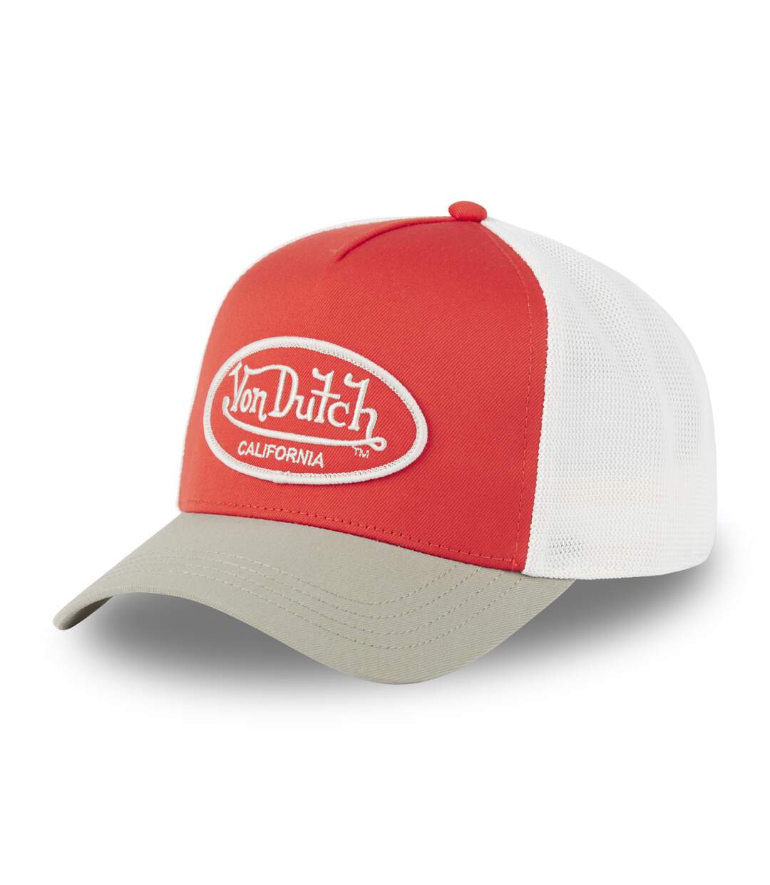 Casquette trucker avec filet et broderie Poly Vondutch-1