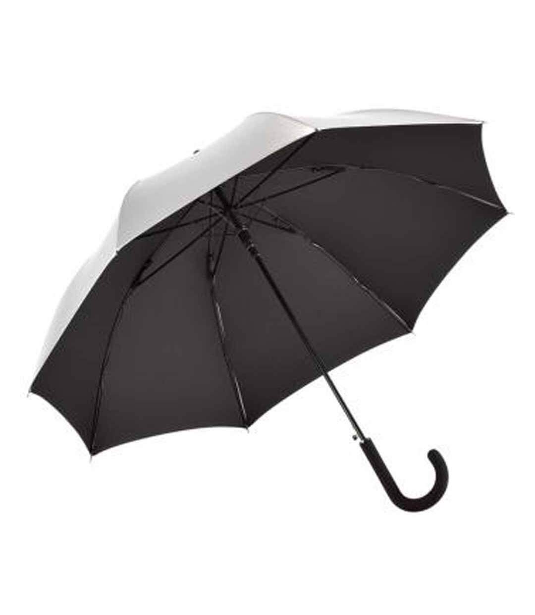 Parapluie standard extérieur argenté - FP7119 - noir-2