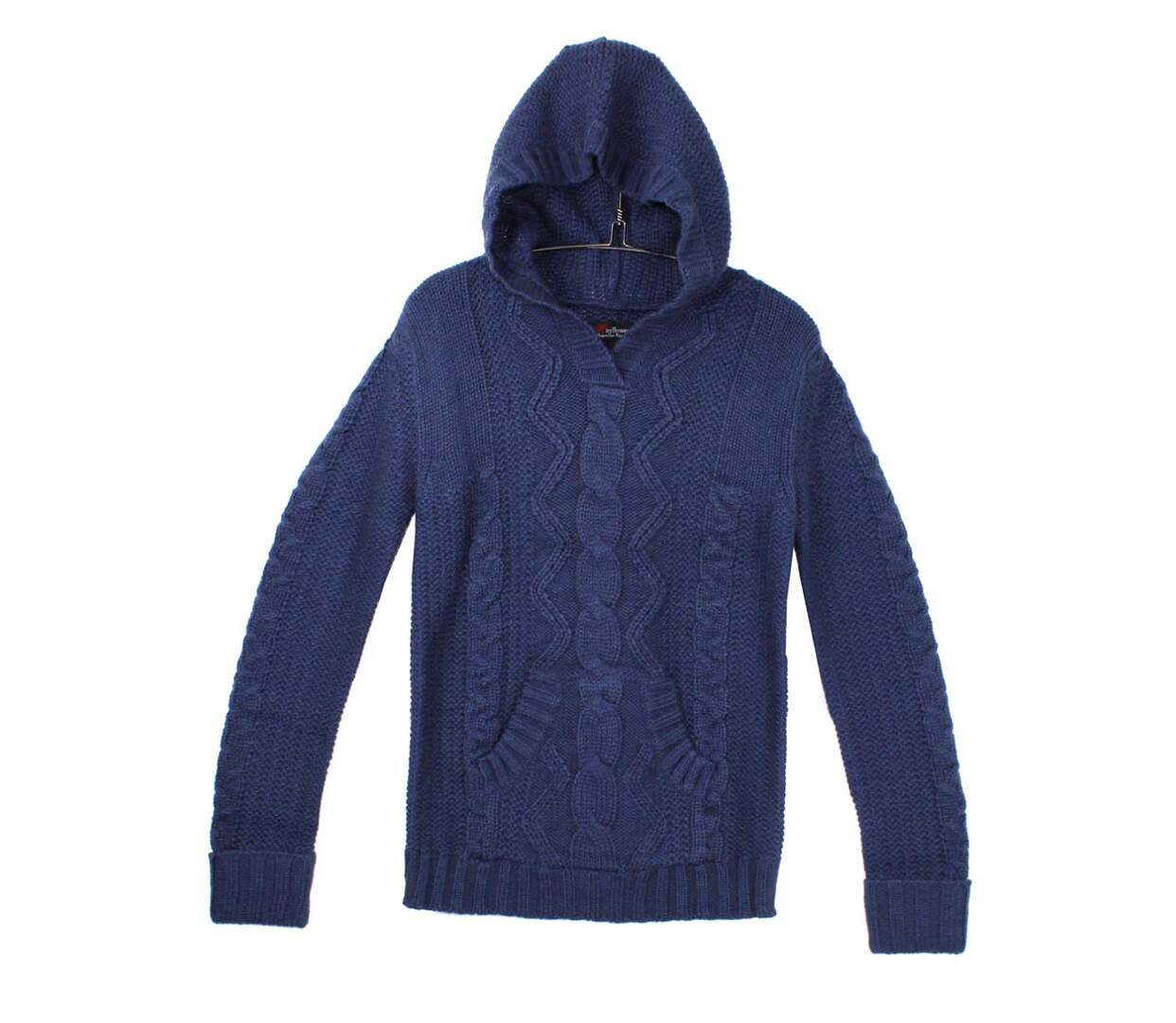 Pull à capuche en maille torsadée PATTY2I-1