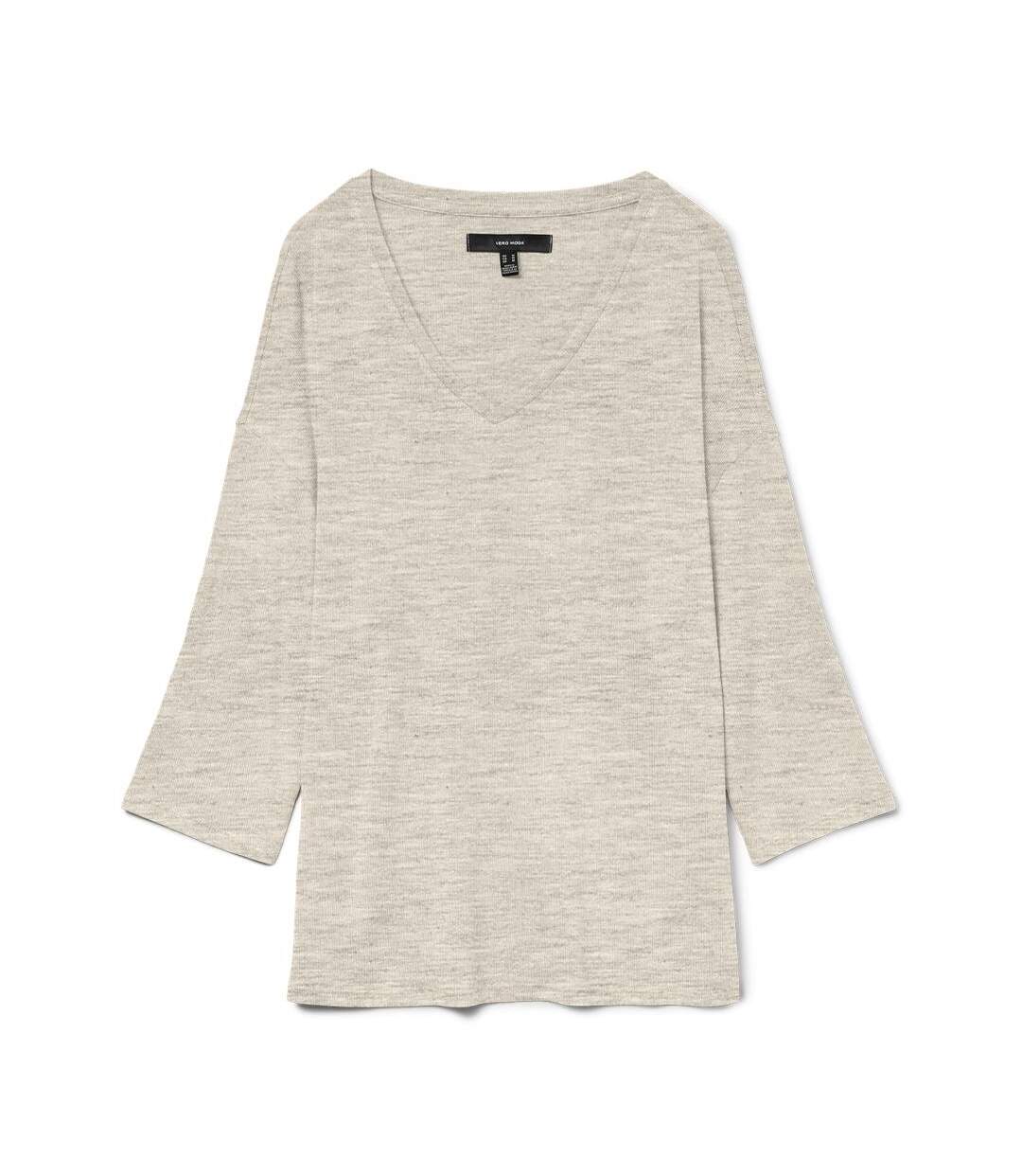 Pull beige femme vero moda briannas-1