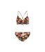 Ensemble Maillot De Bain 2 Pièces Motif/style Fleurs Baay Maoi Femme Noir Orange O´Neill-2