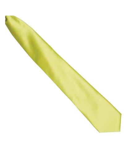 Cravate À Clipser Taille Unique Vert Citron Premier